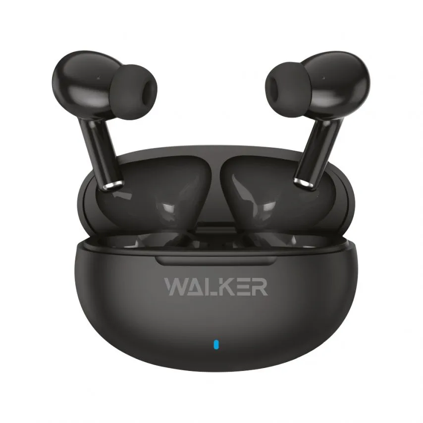 Навушники Bluetooth WALKER вакуумні чорні 13 мм з ENC