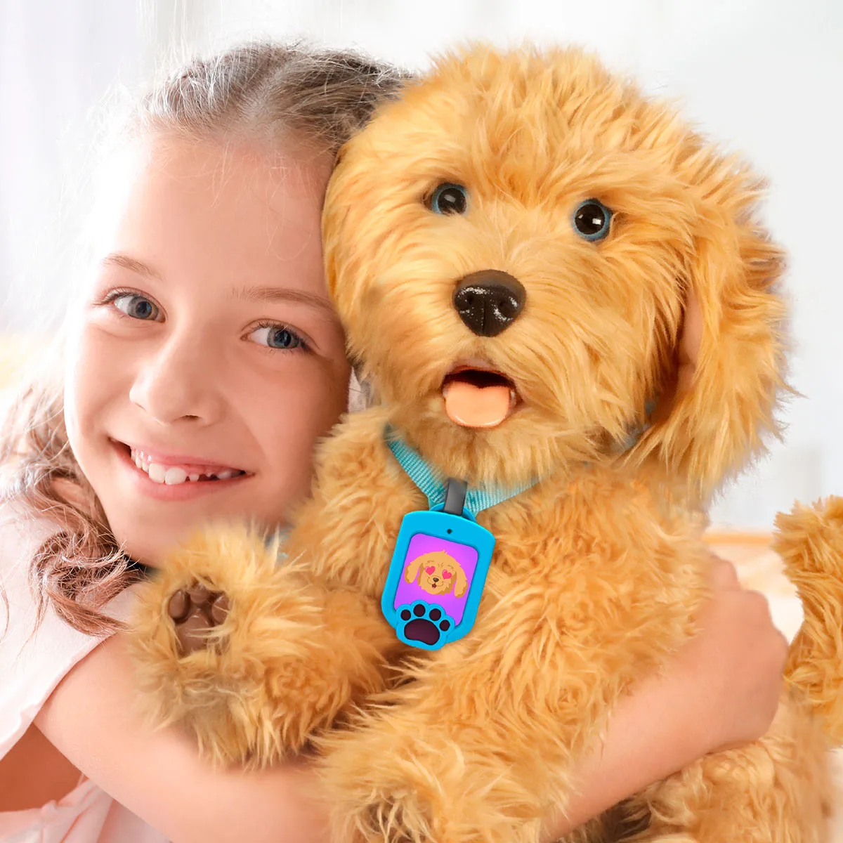Інтерактивна іграшка My Fuzzy Friends текстильна 51х20х36,5 см світло-коричнева