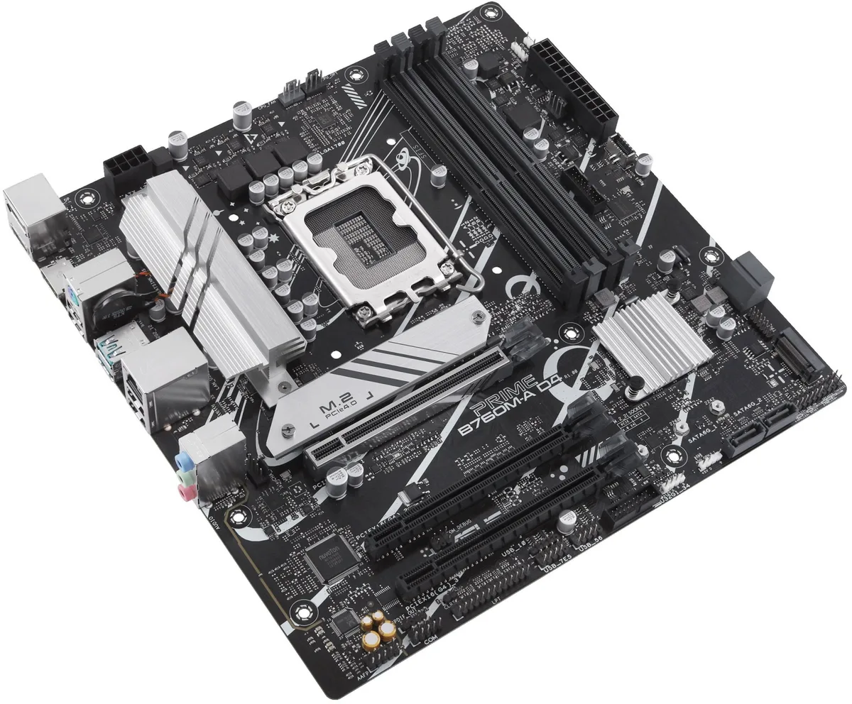 Материнcька плата ASUS PRIME B760M-A D4-CSM s1700 B760 4xDDR4 M.2 HDMI DP mATX CSM
