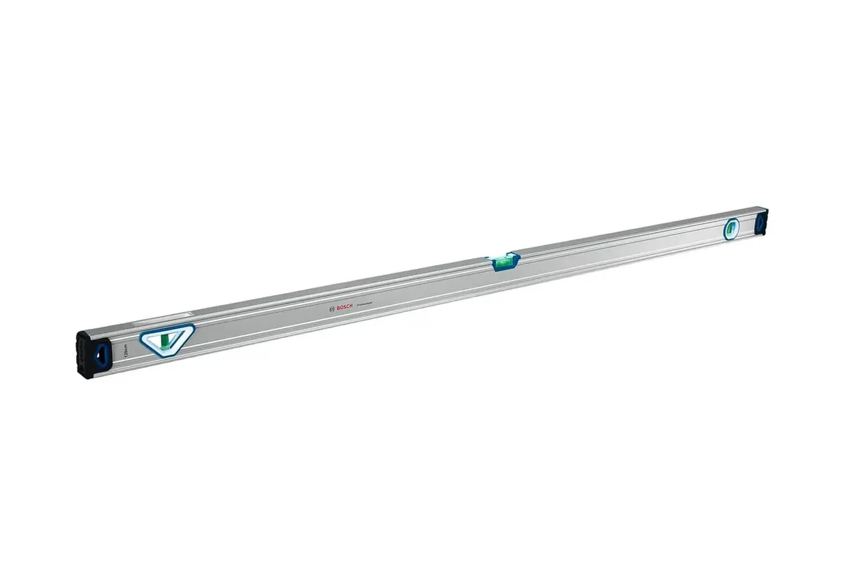 Рівень Bosch Professional 120 см, 3 бульбашки, алюмінієвий корпус.