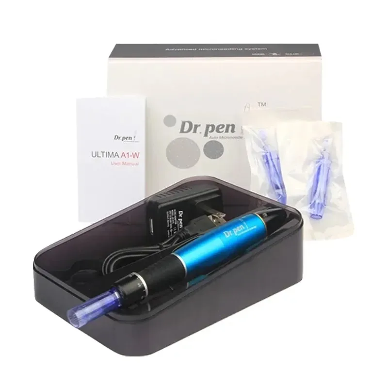 Бездротовий дермапен Dr. Pen A1 для мезотерапії 0,25-3,0 мм алюміній чорний