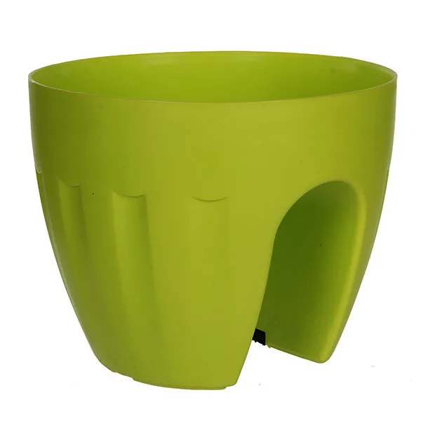 Горщик для квітів Mica Decorations пластик 21х25 см зелений 4,2 л