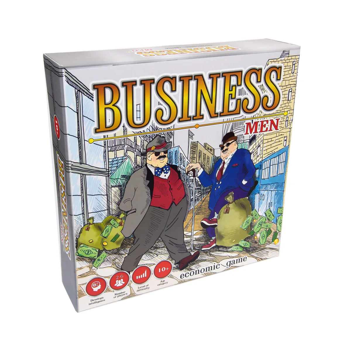 Настільна гра Business men економічна для дітей 10+ 30х30х7 см картонна коробка