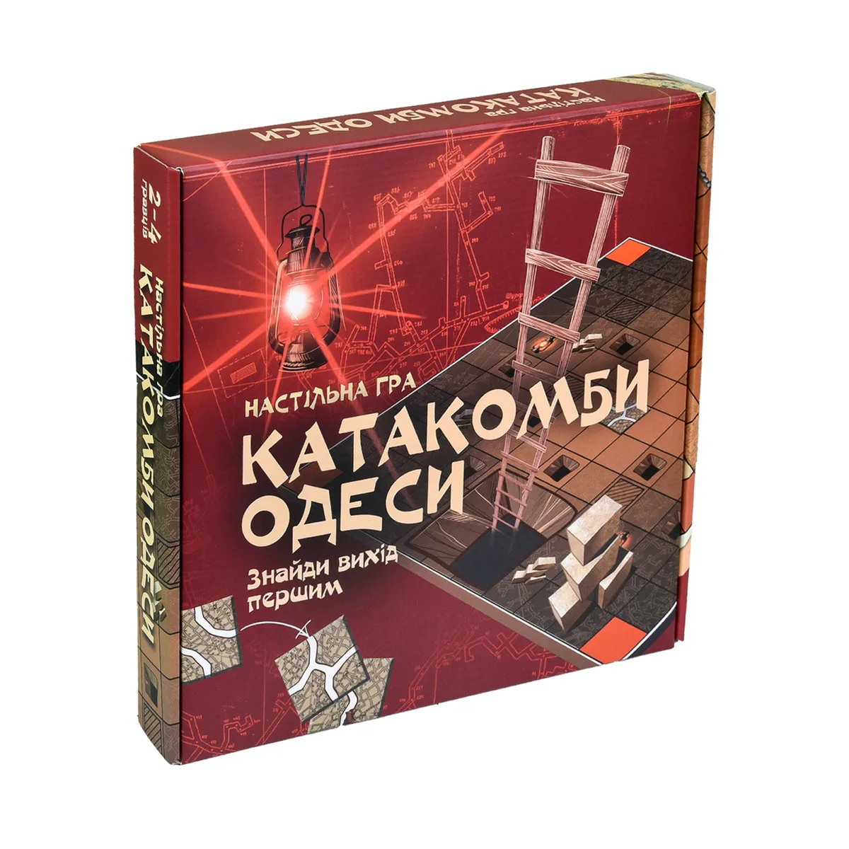 Настільна гра Катакомби Одеси 2-4 гравці 33,3х32х4,4 см картонна
