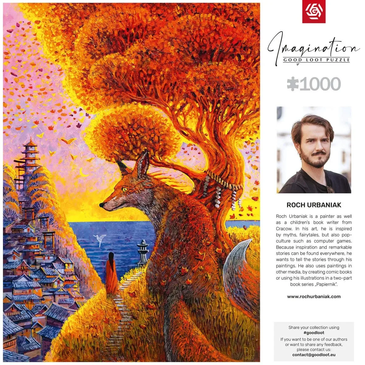 Пазл GoodLoot Imagination: Roch Urbaniak Benkei 1000 ел.