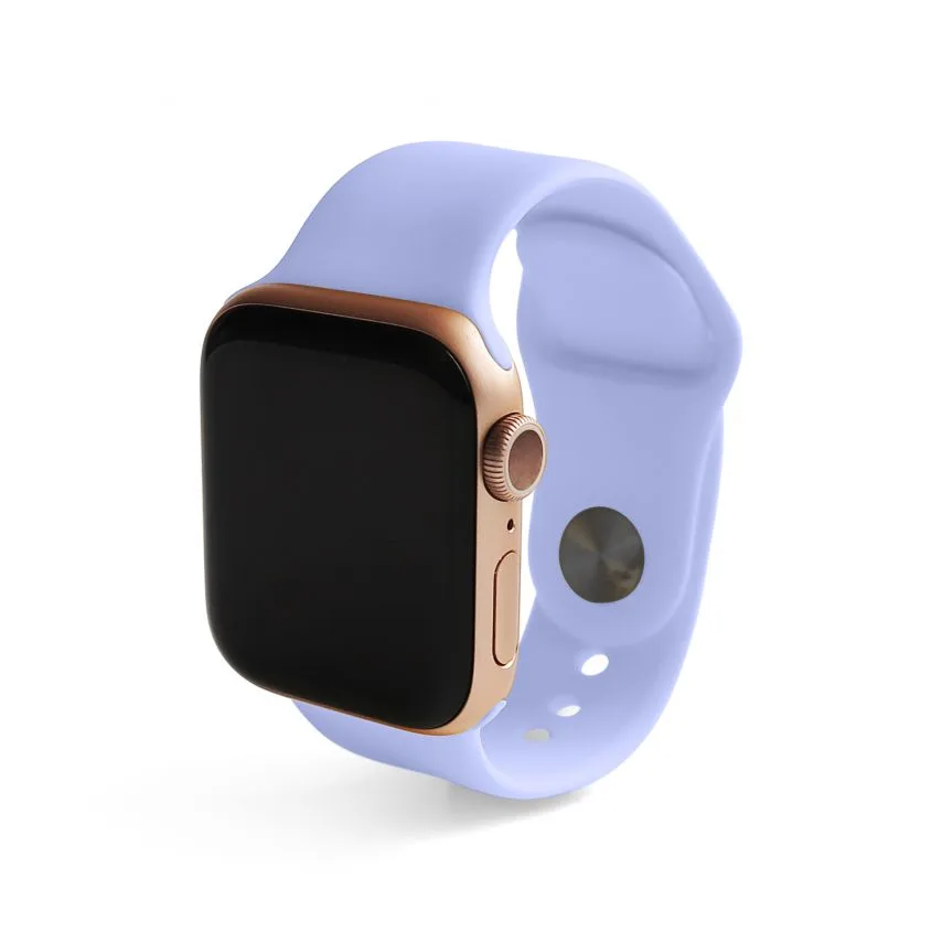 Ремінець Apple силіконовий 38-40мм S/M лавандовий