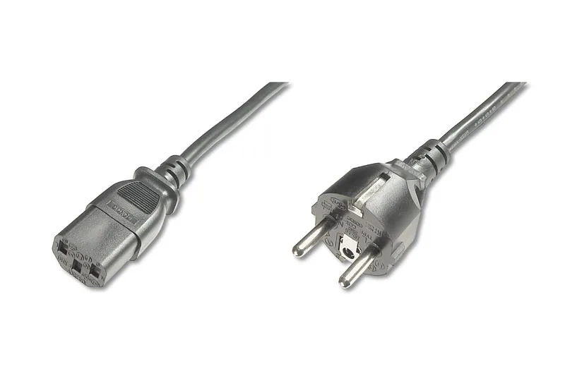 Кабель живлення DIGITUS Schuko > C13, 1.8м, чорний