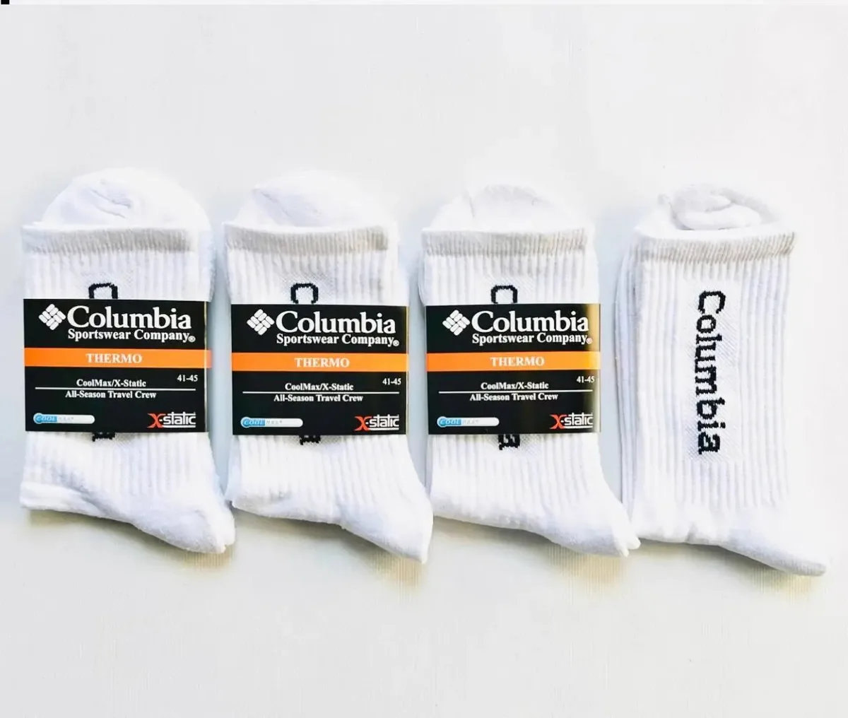 Термоноски Columbia Sportswear Wool Spandex 42-45 Белые
