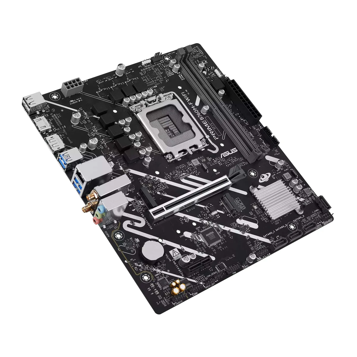 Материнcька плата ASUS PRIME B760M-F WIFI s1700 B760 2xDDR5 M.2 HDMI DP Wi-Fi BT mATX