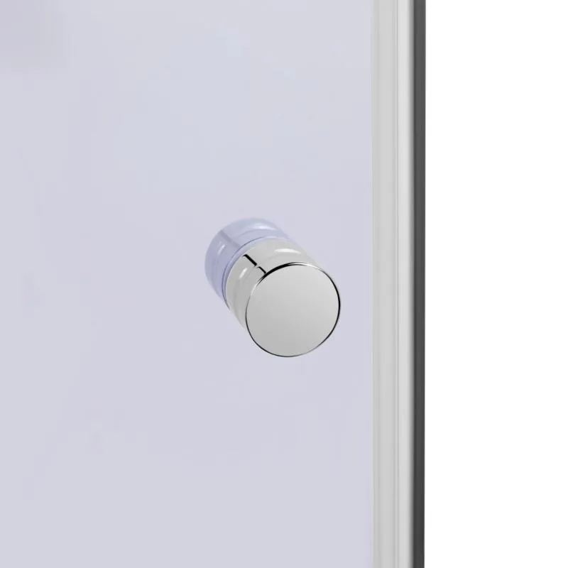 Душова кабіна полукругла Latwa SC80x80.SAT.MID.GR 80x80 см тоноване скло 4 мм Сатин