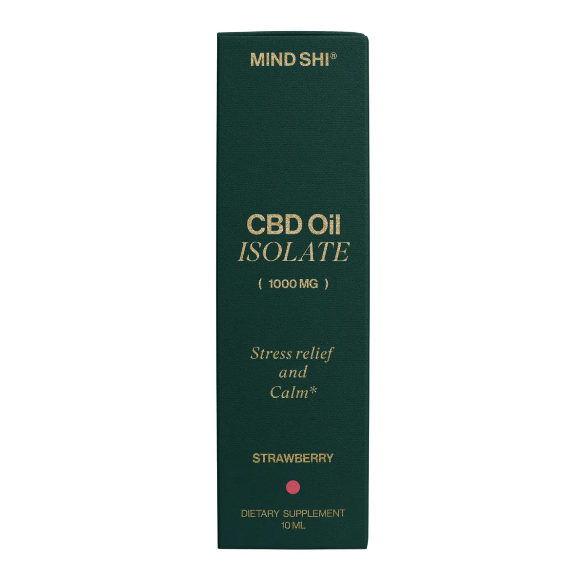 Масло CBD Mind Shi ізолят 1000 мг 10 мл Полуниця