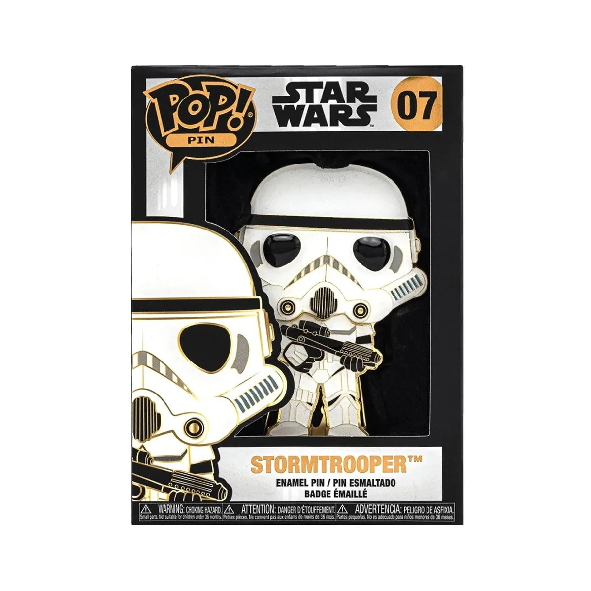Пін Funko Зоряні війни Штурмовик зі зброєю емальована сталь 10 см