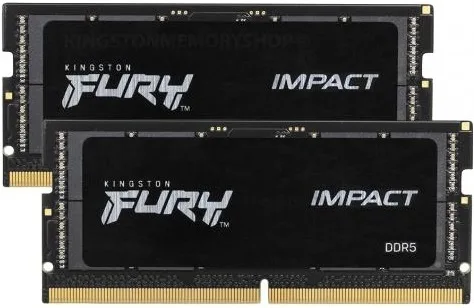 Пам'ять ноутбука Kingston DDR5 64GB SO-DIMM 4800 МГц FURY Impact KF548S38IBK2-64