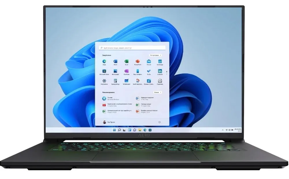Ноутбук AERO X16 16.0 QHD+ 165Hz, AMD Al 7 350, 32GB, F1TB, NVD5070-8, W11, біло чорний