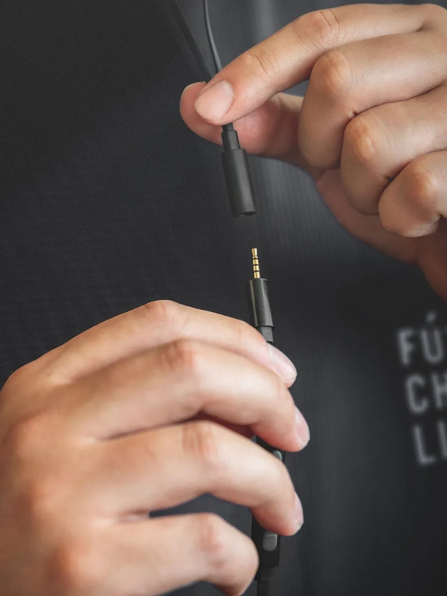 Кабель Koss USB-C 1,2 м чорний для навушників
