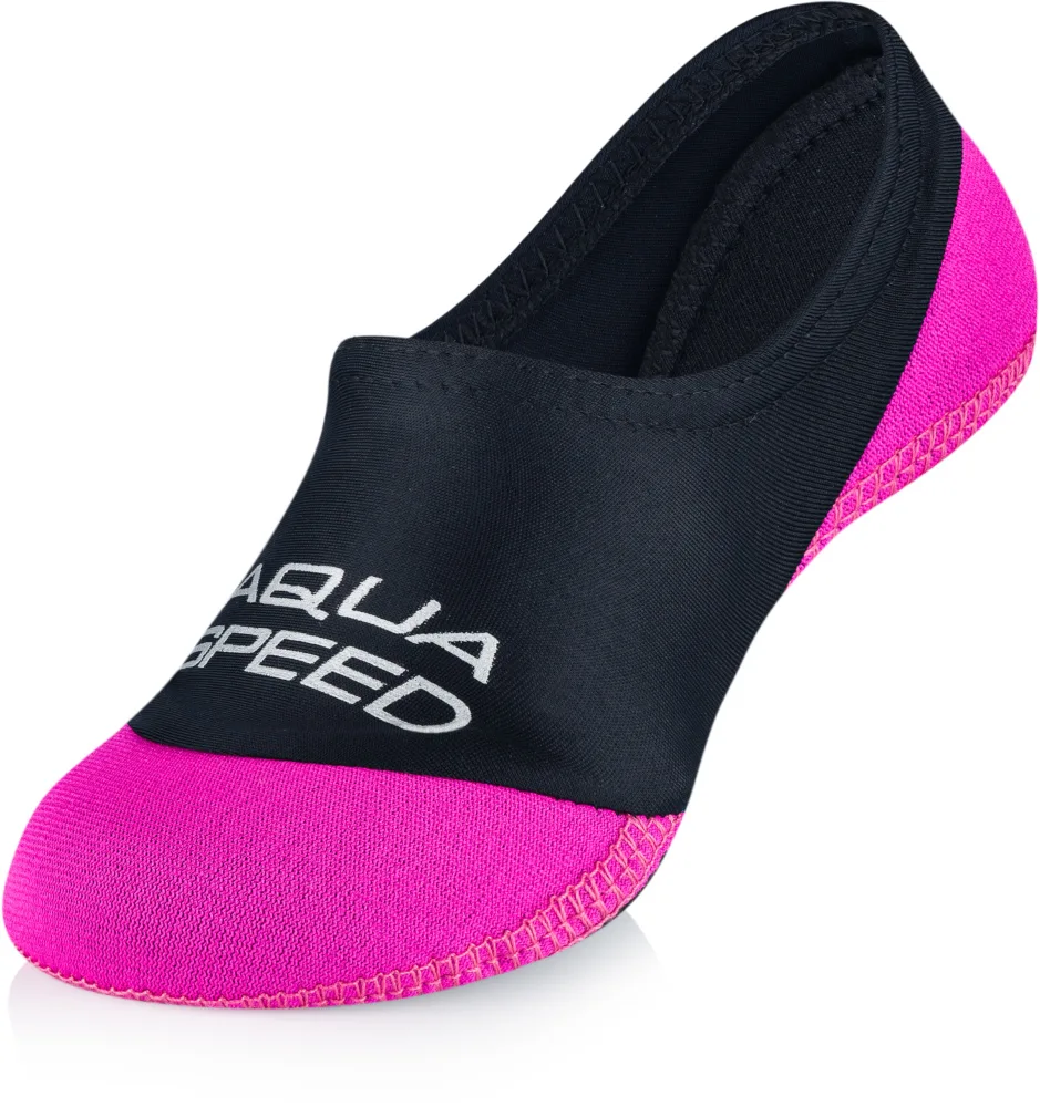 Шкарпетки для плавання AQUA SPEED неопрен 34-35 чорний малиновий