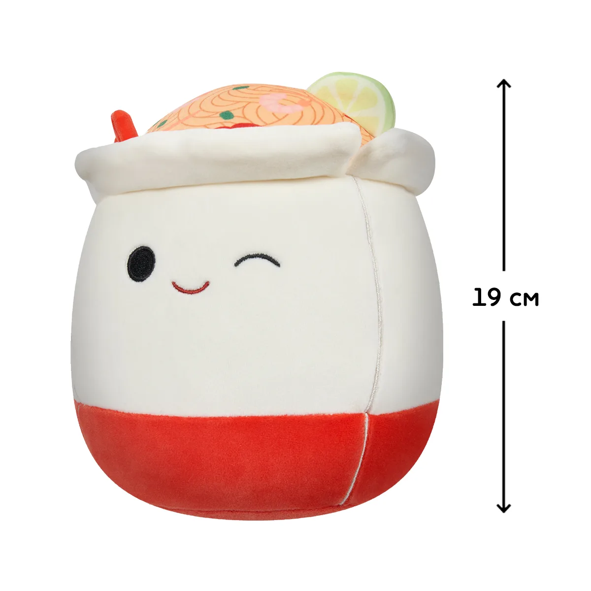 М'яка іграшка Squishmallows поліестер 19 см Локшина Дейлі