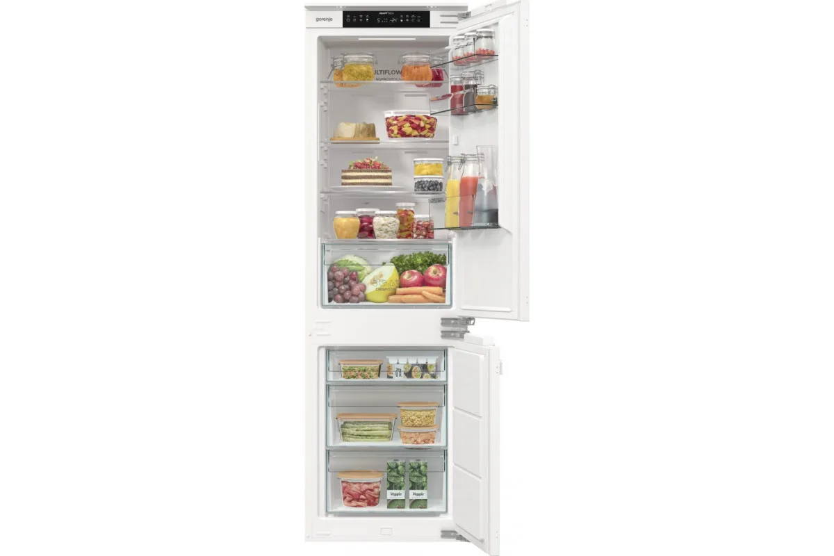 Вбудований холодильник Gorenje 252л 177х55х54 см Білий