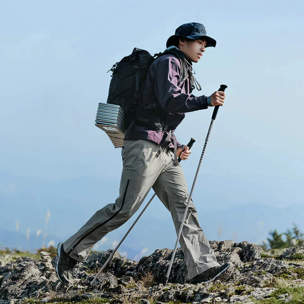 Трекінгова палиця Naturehike алюміній 120 см фіолетова