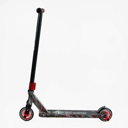 Самокат трюковый Best Scooter HIC-система алюминиевый диск для трюков и катания на скейтпарке колеса PU 110мм.