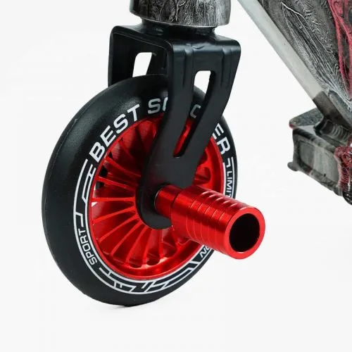 Самокат трюковый Best Scooter HIC-система алюминиевый диск для трюков и катания на скейтпарке колеса PU 110мм.