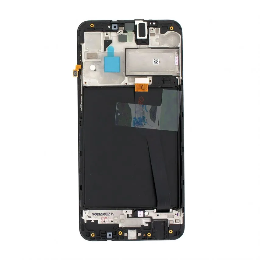 Дисплей Samsung AMOLED 6,2" чорний з сенсором і рамкою Service Original