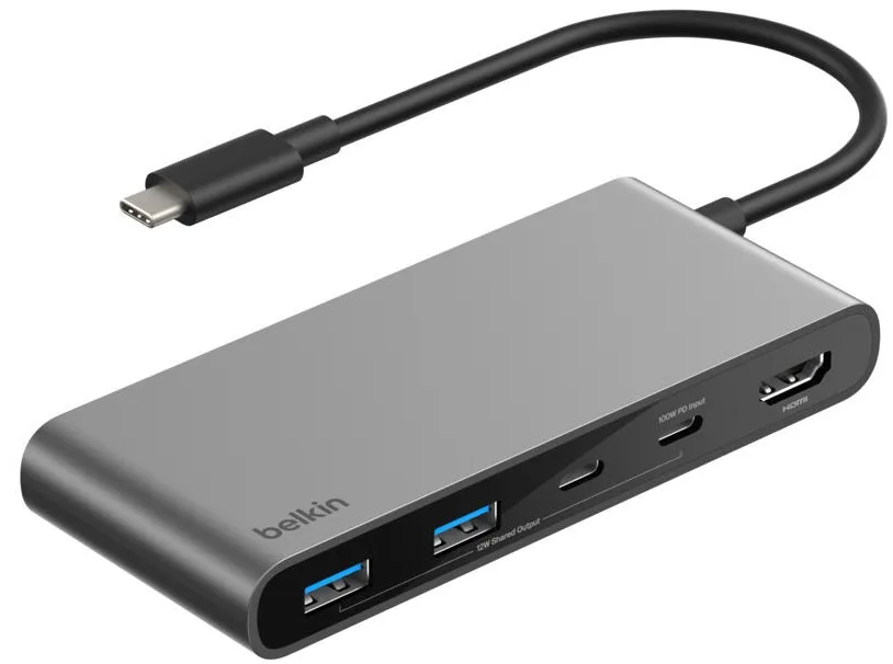 Хаб Belkin USB-C 7в1 Multiport Dock 100Вт