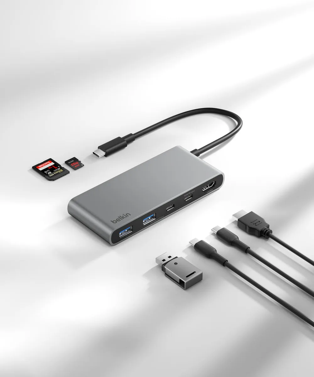 Хаб Belkin USB-C 7в1 Multiport Dock 100Вт