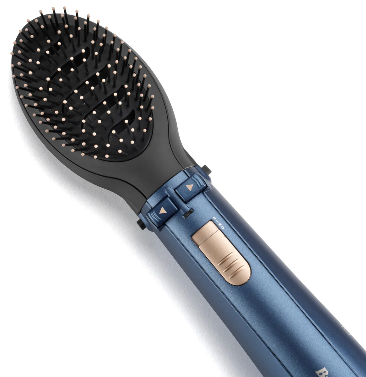 Фен-щетка Babyliss Style Pro, 1000 Вт, 2 режима, ионизация, холодный обдув, чехол для хранения, керамическое покрытие, синий