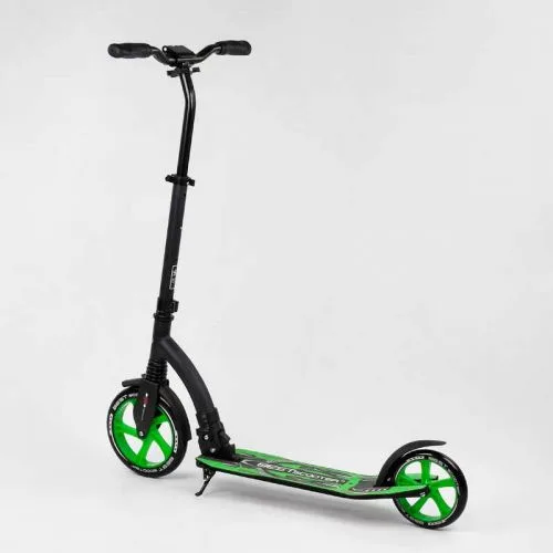 Самокат двоколісний Best Scooter 23 см переднє 20 см заднє з амортизатором для дітей та підлітків.
