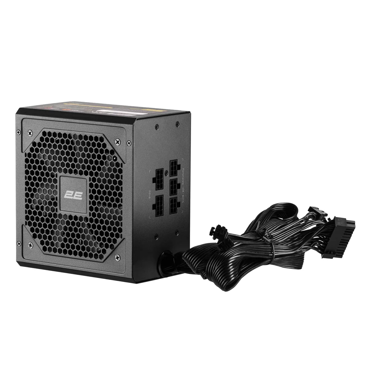Блок питания 2E GAMING Solid Power (650W), >85%, 80+ Bronze, 120мм, 1xMB 24pin(20+4), 2xCPU 8pin(4+4), 3xMolex, 6xSATA, 4xPCIe 8pin(6+2), полумодульный.