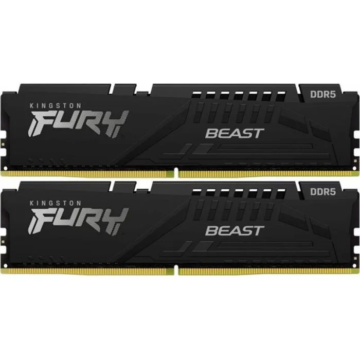 Пам'ять ПК Kingston DDR5 64GB KIT (32GBx2) 5600 FURY Beast
