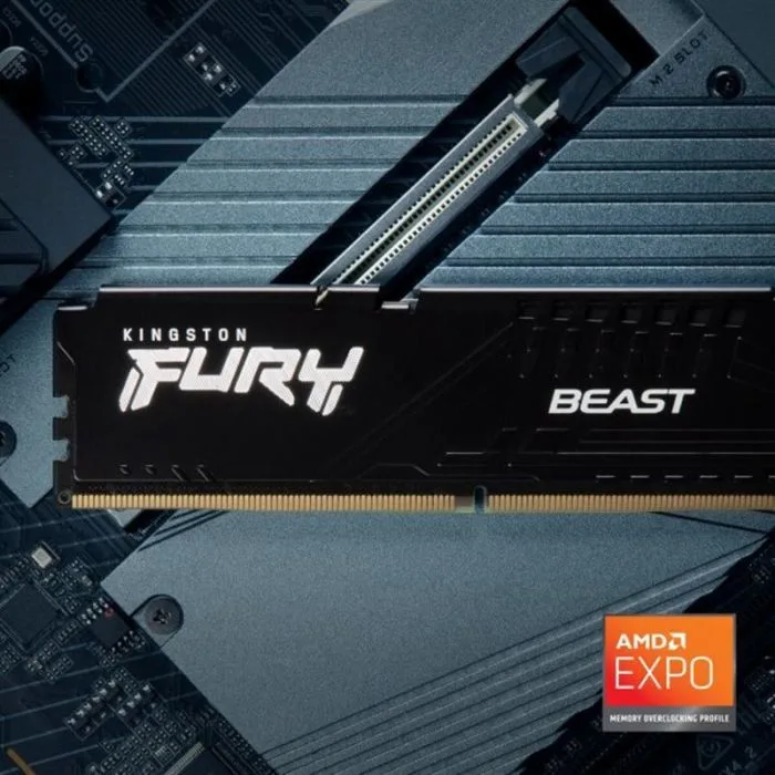 Пам'ять ПК Kingston DDR5 64GB KIT (32GBx2) 5600 FURY Beast