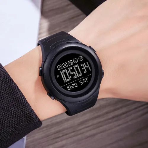 Часы Skmei ABS 48 мм Чёрные