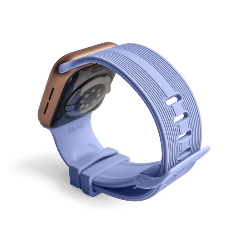 Ремешок Apple силиконовый 38-40мм S/M фиолетовый