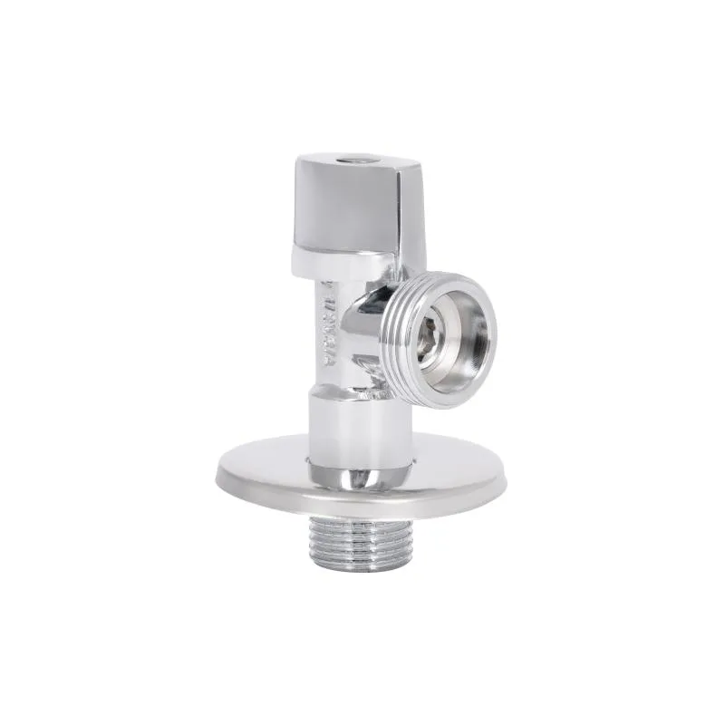 Кран шаровой 1/2"x3/4" латунь хромированный для воды угловой SF340W1520