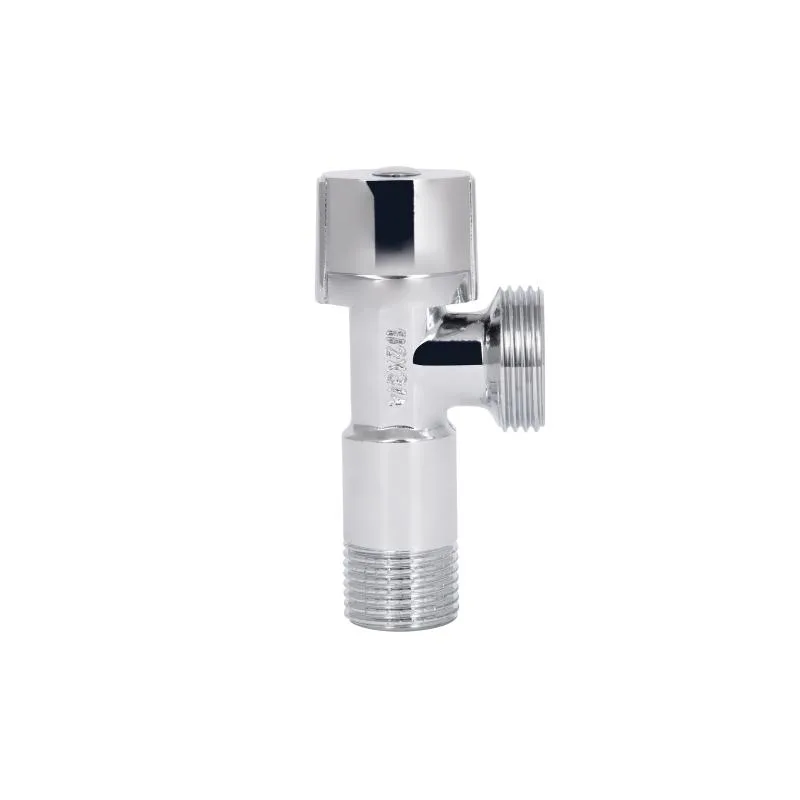 Кран шаровой 1/2"x3/4" латунь хромированный для воды угловой SF340W1520