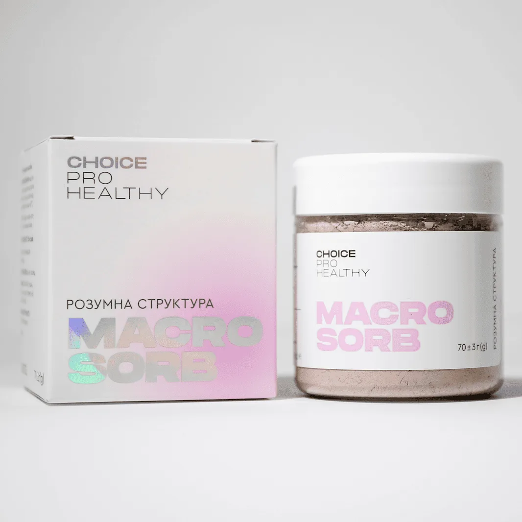Choice Macrosorb детоксикація та мінералізація організму 70 гр Чойс