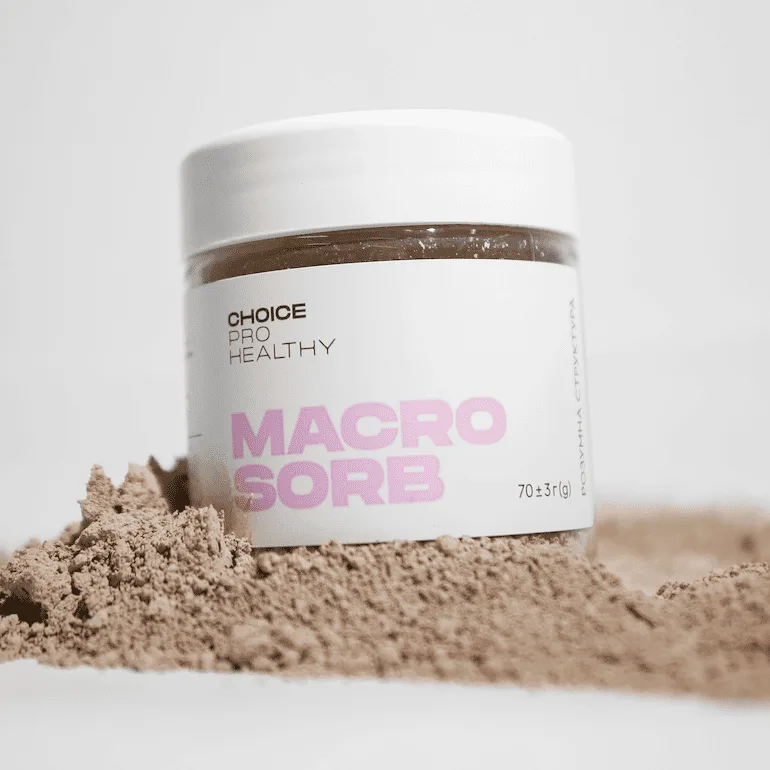 Choice Macrosorb детоксикація та мінералізація організму 70 гр Чойс