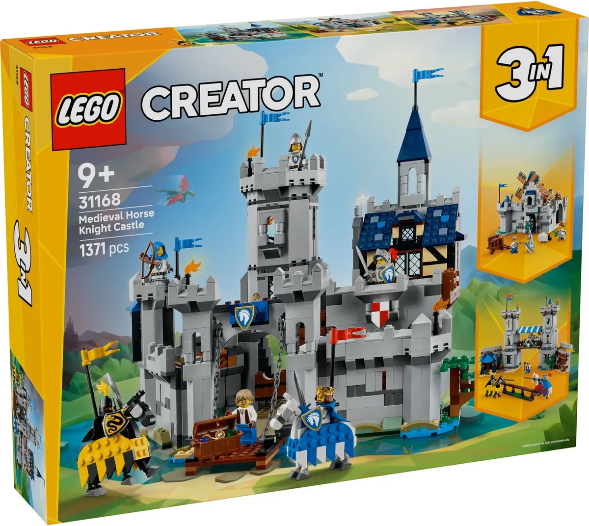 Конструктор LEGO Creator Середньовічний замок із лицарем на коні