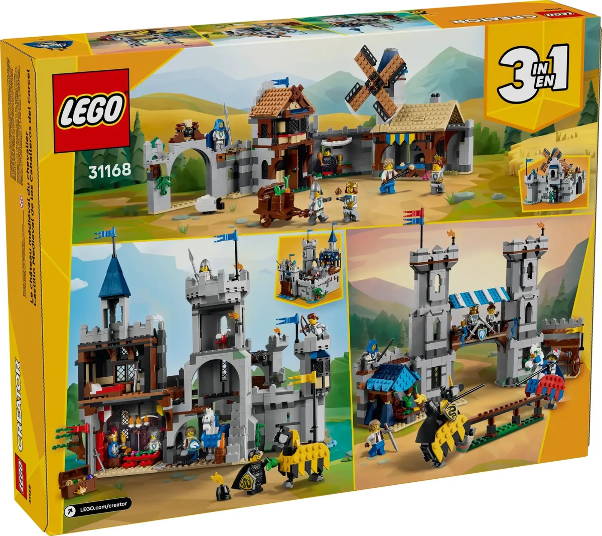 Конструктор LEGO Creator Середньовічний замок із лицарем на коні