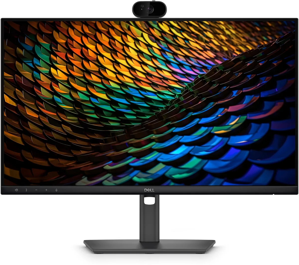 Монітор Dell IPS 23.8" Full HD 120Hz USB-C з вебкамерою та динаміками