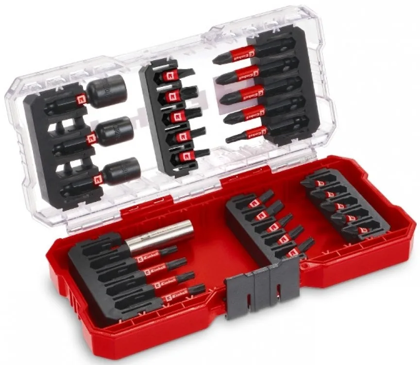 Комплект насадок і головок Einhell, 1/4", у кейсі, 28 шт.