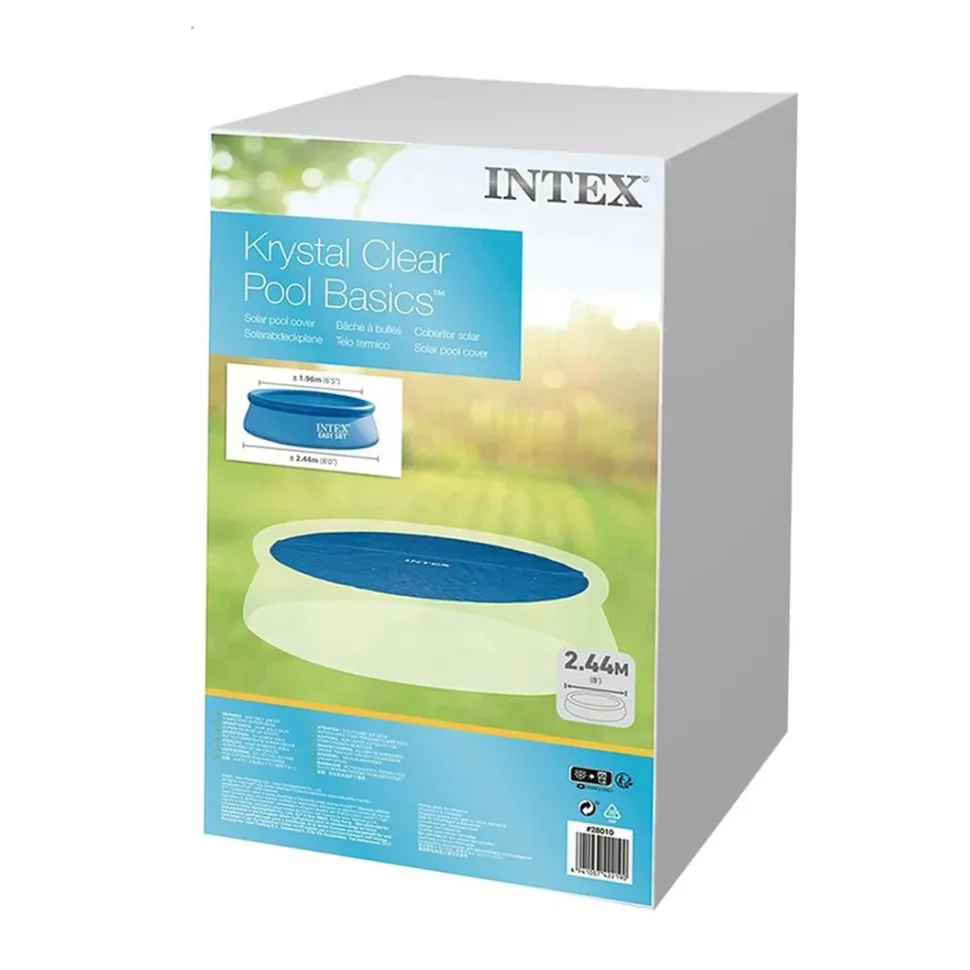 Теплозберігаюче покриття Intex поліетилен 206 см синє