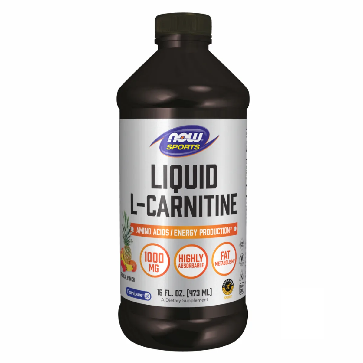 L-Carnitine Liquid 1000mg 473ml Вегетарианская тропическийPunch