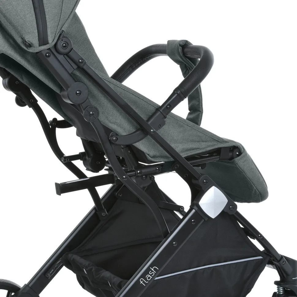 Детская прогулочная коляска Bambi алюминий 81х51,5х107 см серый