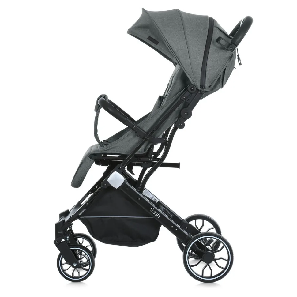Детская прогулочная коляска Bambi алюминий 81х51,5х107 см серый
