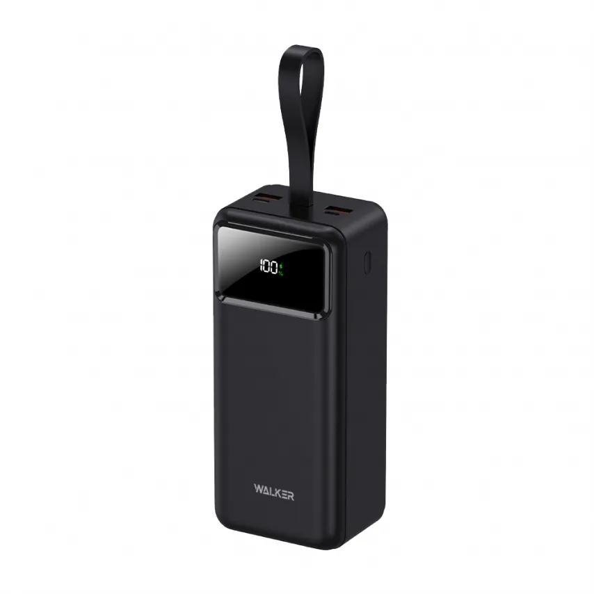 Power Bank WALKER Li-polymer 40000mAh 155х69х55 мм Чорний
