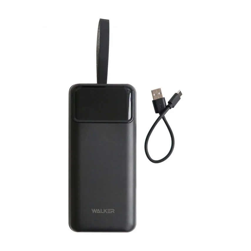 Power Bank WALKER Li-polymer 40000mAh 155х69х55 мм Чорний