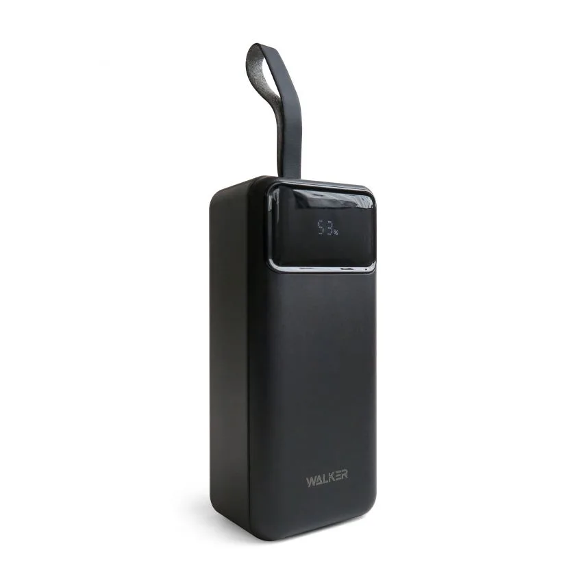 Power Bank WALKER Li-polymer 40000mAh 155х69х55 мм Чорний